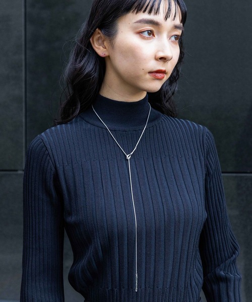 HARE（ハレ）の「ロングラリエットネックレス(HARE)（ネックレス・レディース・シルバー/ゴールド・FREE）」の4枚目の写真