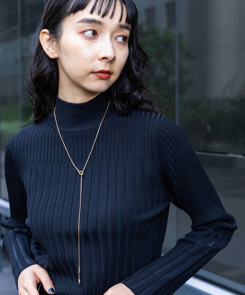 HARE（ハレ）の「ロングラリエットネックレス(HARE)（ネックレス・レディース・シルバー/ゴールド・FREE）」の6枚目の写真