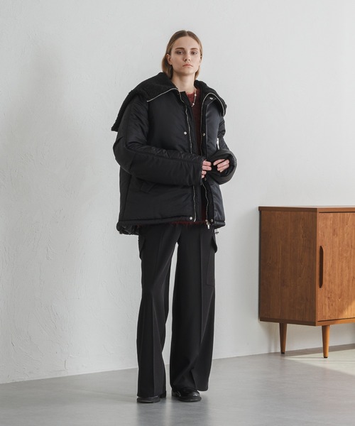 selle glant（セレグランテ）の「WIDE STRAIGHT MILITARY SLACKS/ワイドストレートミリタリースラックス（スラックス・メンズ・ブラック/カーキ・SMALL/MEDIUM/LARGE）」の9枚目の写真