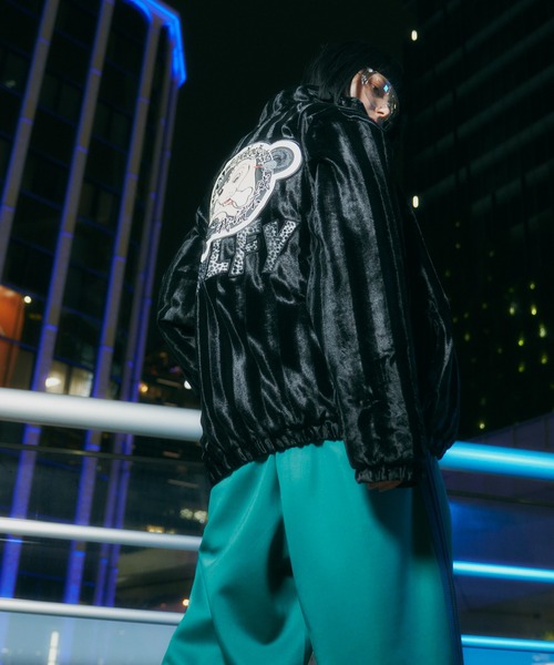 GALFY×AIVER YABAI阿威婆亜ベルボアブルゾン