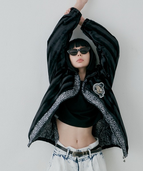 AIVER（アイバー）の「GALFY×AIVER YABAI阿威婆亜ベルボアブルゾン