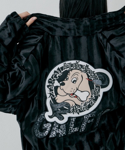 AIVER（アイバー）の「GALFY×AIVER YABAI阿威婆亜ベルボアブルゾン