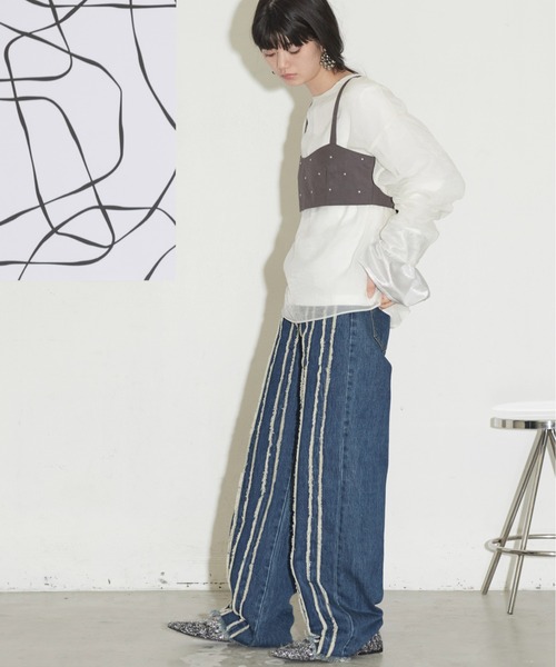 THE YOn（ザヨン）の「ドットスタッズビスチェ（その他トップス・レディース・オリーブ/チャコールグレー/ネイビー・FREE）」の18枚目の写真