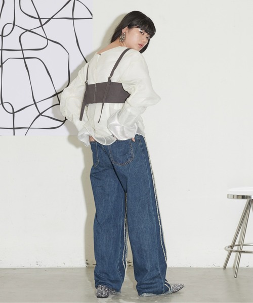 THE YOn（ザヨン）の「ドットスタッズビスチェ（その他トップス・レディース・オリーブ/チャコールグレー/ネイビー・FREE）」の19枚目の写真