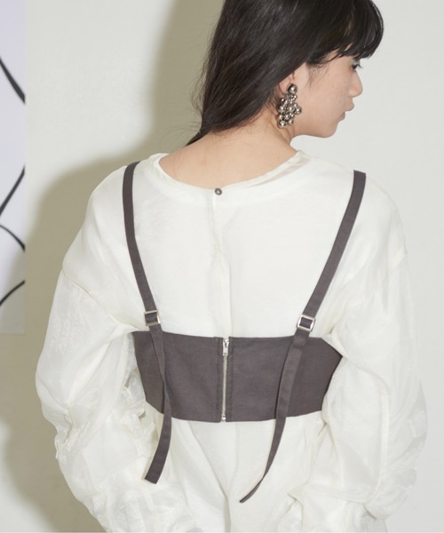 THE YOn（ザヨン）の「ドットスタッズビスチェ（その他トップス・レディース・オリーブ/チャコールグレー/ネイビー・FREE）」の14枚目の写真