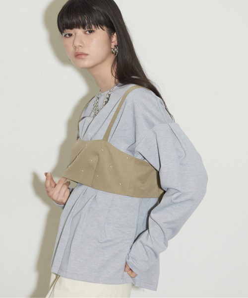 THE YOn（ザヨン）の「ドットスタッズビスチェ（その他トップス・レディース・オリーブ/チャコールグレー/ネイビー・FREE）」の22枚目の写真