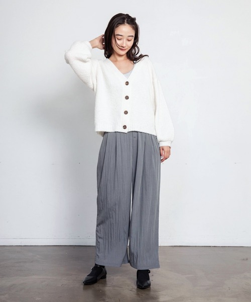 LIENCOEUR（リアンクール）の「ボリュームスリーブカーデ（カーディガン/ボレロ・レディース・オフホワイト/ベージュ/グリーン・FREE）」の13枚目の写真