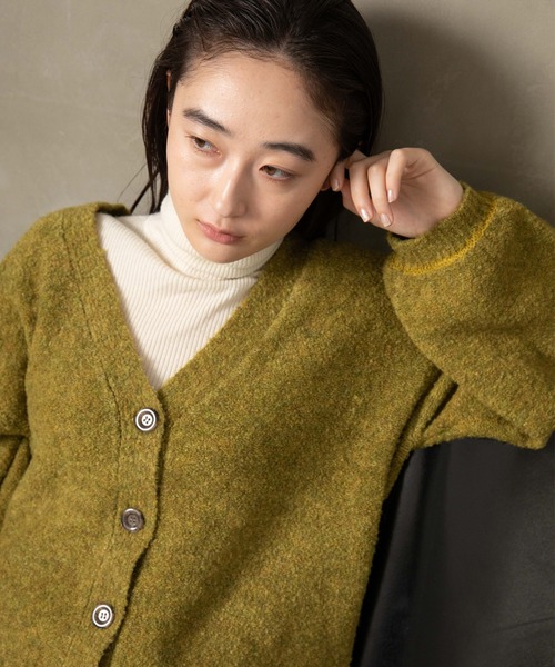 LIENCOEUR（リアンクール）の「ボリュームスリーブカーデ（カーディガン/ボレロ・レディース・オフホワイト/ベージュ/グリーン・FREE）」の5枚目の写真