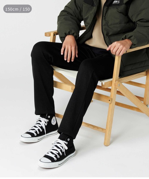 新品　CAMP7 ニットフリースパンツ　キッズ　裏起毛　ロングパンツ　黒　140 新品 CAMP7 ニットフリースパンツ キッズ 裏起毛 ロングパンツ 黒 160