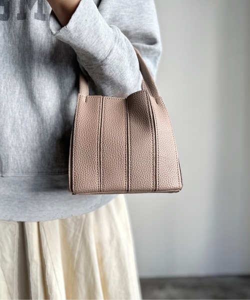 favori（ファヴォリ）の「EM:favori ラナントート ミニトート（トートバッグ・レディース・サックスブルー/ブラック/ベージュ/ピンク・FREE）」の4枚目の写真