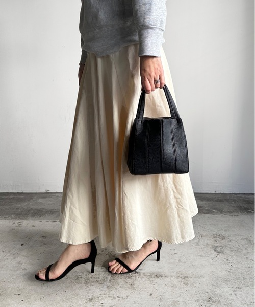 favori（ファヴォリ）の「EM:favori ラナントート ミニトート（トートバッグ・レディース・サックスブルー/ブラック/ベージュ/ピンク・FREE）」の3枚目の写真