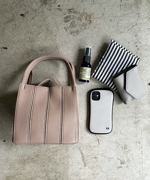 favori（ファヴォリ）の「EM:favori ラナントート ミニトート（トートバッグ・レディース・サックスブルー/ブラック/ベージュ/ピンク・FREE）」の12枚目の写真