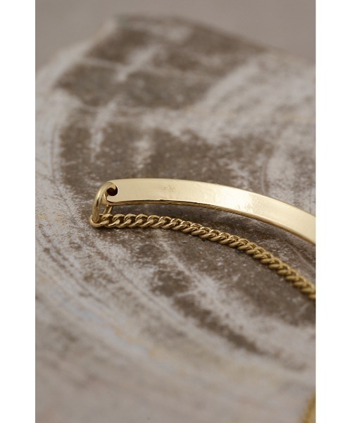 AZUL by moussy(アズールバイマウジー)の「チェーンコンビネーションナローバングル(バングル/リストバンド・レディース・シルバー/ゴールド系その他・FREE)」の3枚目の写真
