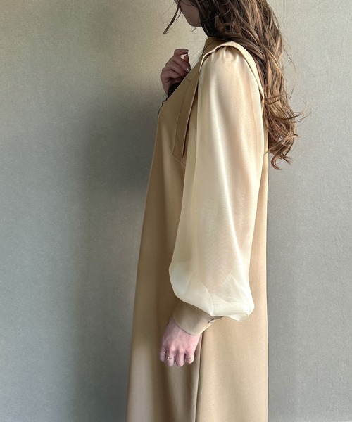 セール】インドボイル カシュクールワンピース/ラップワンピース