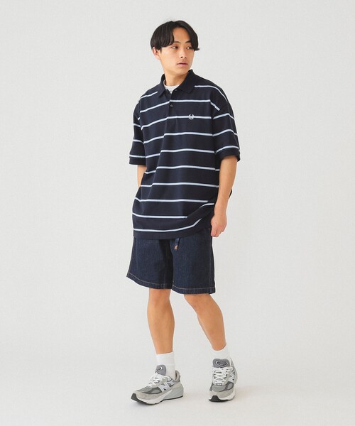 Gramicci（グラミチ）の「GRAMICCI × BEAMS / 別注 コーデュラデニム ショーツ（デニムパンツ・メンズ・インディゴブルー/ワンウォッシュ・S/M/L/XL）」の9枚目の写真
