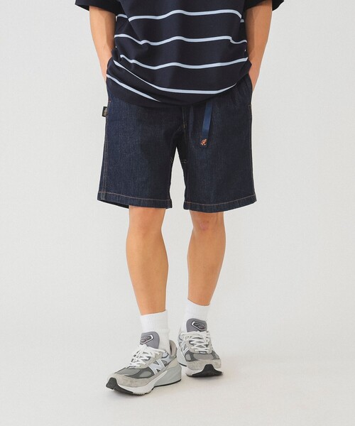 Gramicci（グラミチ）の「GRAMICCI × BEAMS / 別注 コーデュラデニム ショーツ（デニムパンツ・メンズ・インディゴブルー/ワンウォッシュ・S/M/L/XL）」の11枚目の写真