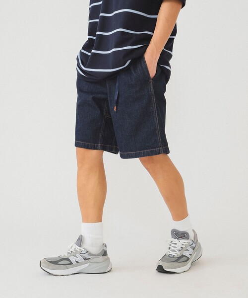 Gramicci（グラミチ）の「GRAMICCI × BEAMS / 別注 コーデュラデニム ショーツ（デニムパンツ・メンズ・インディゴブルー/ワンウォッシュ・S/M/L/XL）」の13枚目の写真