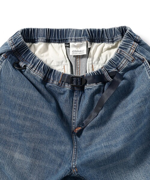 Gramicci（グラミチ）の「GRAMICCI × BEAMS / 別注 コーデュラデニム ショーツ（デニムパンツ・メンズ・インディゴブルー/ワンウォッシュ・S/M/L/XL）」の15枚目の写真