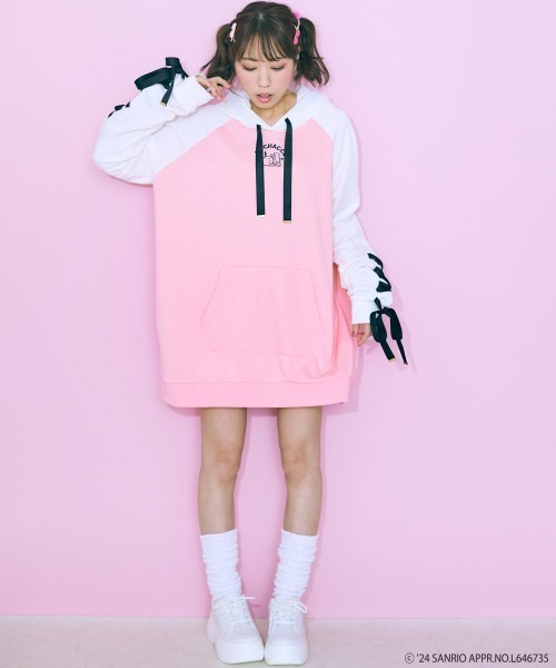 marun（マルン）の「＜大きいサイズ＞ ポチャッコデザインチュニック marun（その他トップス・レディース・サックスブルー/ピンク・4L/3L/LL/L/5L）」の16枚目の写真