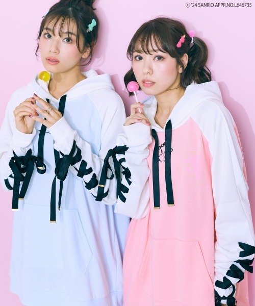 marun（マルン）の「＜大きいサイズ＞ ポチャッコデザインチュニック marun（その他トップス・レディース・サックスブルー/ピンク・4L/3L/LL/L/5L）」の7枚目の写真