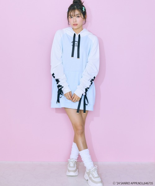 marun（マルン）の「＜大きいサイズ＞ ポチャッコデザインチュニック marun（その他トップス・レディース・サックスブルー/ピンク・4L/3L/LL/L/5L）」の18枚目の写真