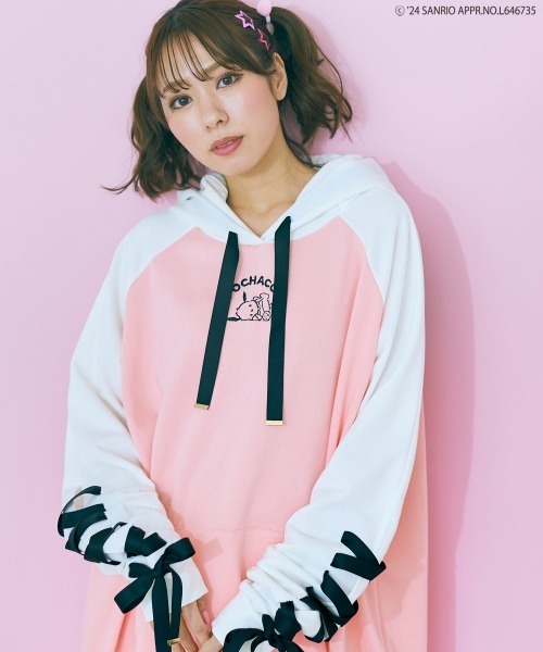 marun（マルン）の「＜大きいサイズ＞ ポチャッコデザインチュニック marun（その他トップス・レディース・サックスブルー/ピンク・4L/3L/LL/L/5L）」の4枚目の写真