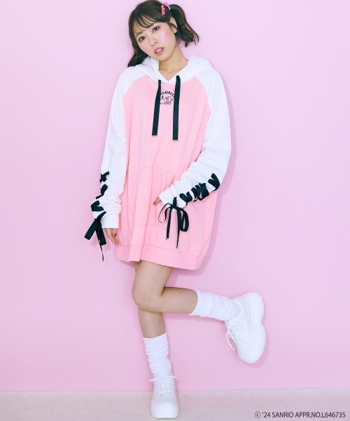 marun（マルン）の「＜大きいサイズ＞ ポチャッコデザインチュニック marun（その他トップス・レディース・サックスブルー/ピンク・4L/3L/LL/L/5L）」の21枚目の写真