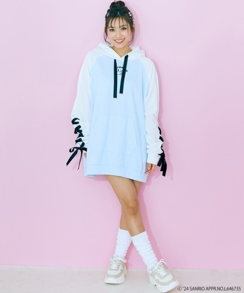 marun（マルン）の「＜大きいサイズ＞ ポチャッコデザインチュニック marun（その他トップス・レディース・サックスブルー/ピンク・4L/3L/LL/L/5L）」の13枚目の写真