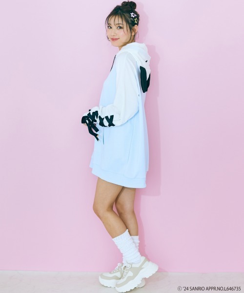 marun（マルン）の「＜大きいサイズ＞ ポチャッコデザインチュニック marun（その他トップス・レディース・サックスブルー/ピンク・4L/3L/LL/L/5L）」の11枚目の写真