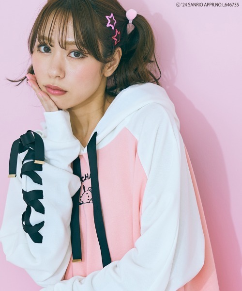 marun（マルン）の「＜大きいサイズ＞ ポチャッコデザインチュニック marun（その他トップス・レディース・サックスブルー/ピンク・4L/3L/LL/L/5L）」の3枚目の写真