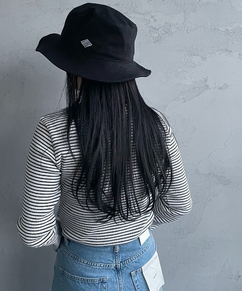 DANTON（ダントン）の「[DANTON/ダントン] コットンツイルバケットハット（ハット・レディース・ブラック/アイボリー/カーキ・F）」の16枚目の写真