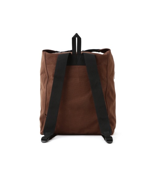 MHL.(エムエイチエル)の「SOFT COTTON CANVAS(バックパック/リュック・レディース・ブラック/ブラウン・FREE)」の10枚目の写真