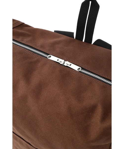 MHL.(エムエイチエル)の「SOFT COTTON CANVAS(バックパック/リュック・レディース・ブラック/ブラウン・FREE)」の13枚目の写真