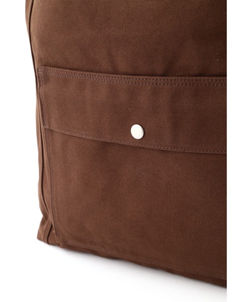 MHL.(エムエイチエル)の「SOFT COTTON CANVAS(バックパック/リュック・レディース・ブラック/ブラウン・FREE)」の14枚目の写真