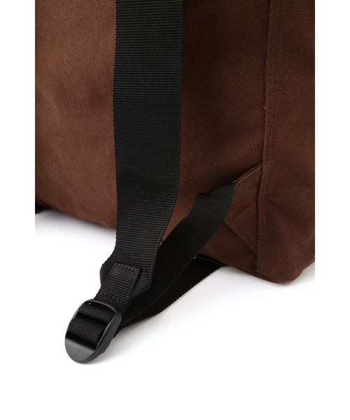 MHL.(エムエイチエル)の「SOFT COTTON CANVAS(バックパック/リュック・レディース・ブラック/ブラウン・FREE)」の18枚目の写真