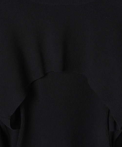 ADAM ET ROPE'(アダムエロペ)の「【サステナブル】ニットタンクトップセットプルオーバー(ニット/セーター・レディース・ホワイト/ブラック/ピンク・FREE)」の15枚目の写真