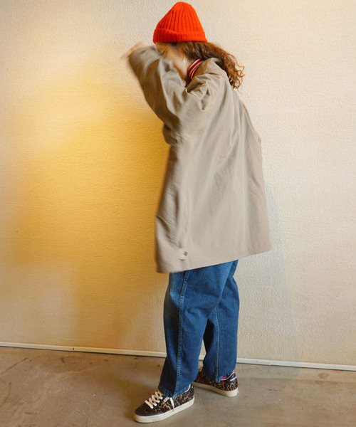 JOURNAL STANDARD LUXE（ジャーナルスタンダード　ラックス）の「ヒュージ Zip ブルゾン（ブルゾン・レディース・ベージュ/ネイビー・FREE）」の10枚目の写真