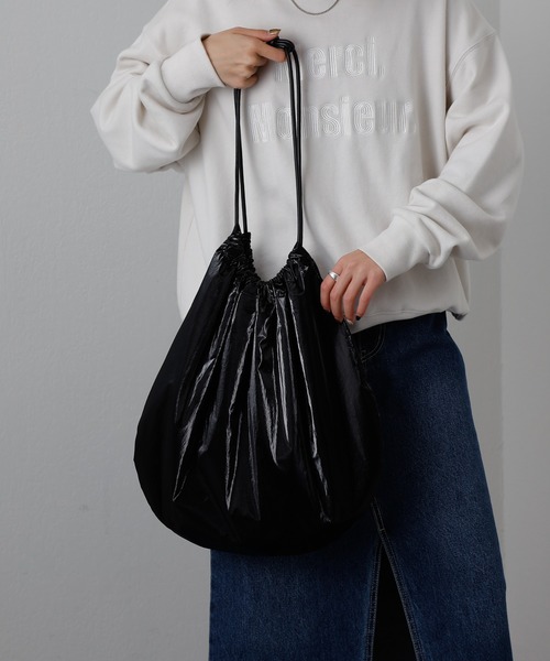 COLONY 2139（コロニートゥーワンスリーナイン）の「バルーントートバッグ（トートバッグ・レディース・ホワイト/ブラック/シルバー・FREE）」の21枚目の写真