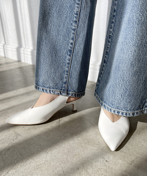 Spick & Span（スピックアンドスパン）の「Spick & Spanスリングバックパンプス（パンプス・レディース・ブラック/ホワイト・23cm/23.5cm/24cm/24.5cm/25cm）」の16枚目の写真