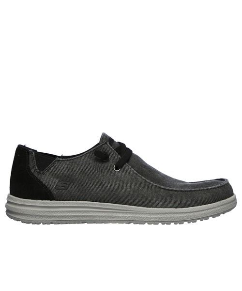 SKECHERS(スケッチャーズ)の「SKECHERS MELSON - RAYMON / スケッチャーズ メルソン - レイモン(スニーカー・メンズ・ナチュラル/ブラック・27.5cm/27cm/26cm/25.5cm/26.5cm/25cm/28cm)」の8枚目の写真