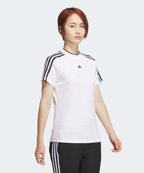 セール】スリーストライプス メッシュベントモック【adidas Golf