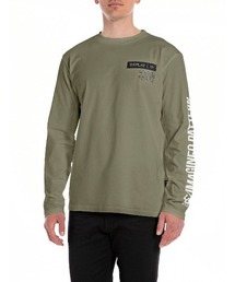 ベーシックジャージープリント ロングTシャツ