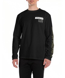 ベーシックジャージープリント ロングTシャツ