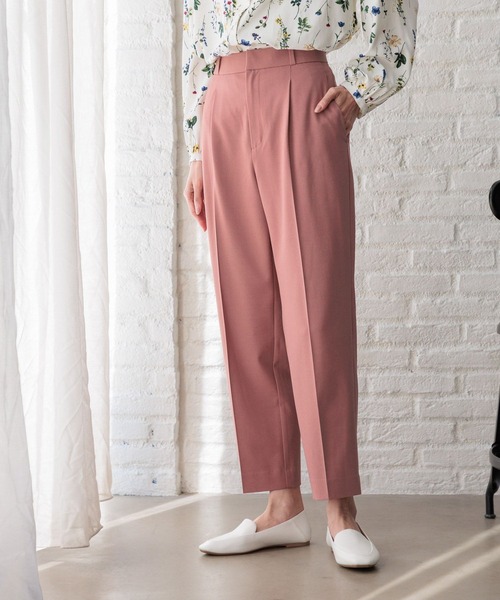 GLOBAL WORK（グローバルワーク）の「ウツクシルエットプレミアムスリムストレート/986647（その他パンツ・レディース・ブラック/ネイビー/ライトグリーン/モカ/ピンク系6/ベージュ/ミント・X-SMALL/SMALL/MEDIUM/LARGE/X-LARGE）」の18枚目の写真