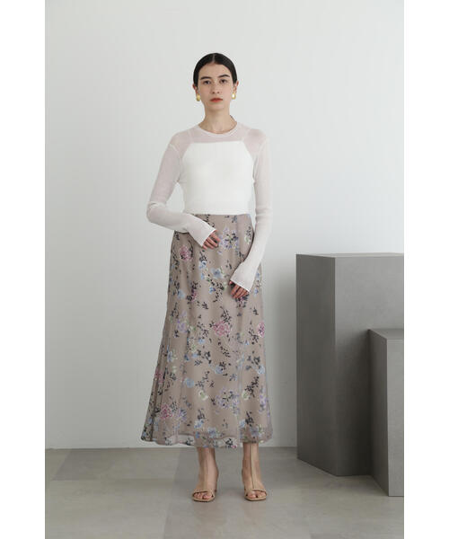 JILL STUART(ジルスチュアート)の「◆ヴェルヴェットオパールスカート(スカート・レディース・ベージュ/ブラック・2/4)」の18枚目の写真