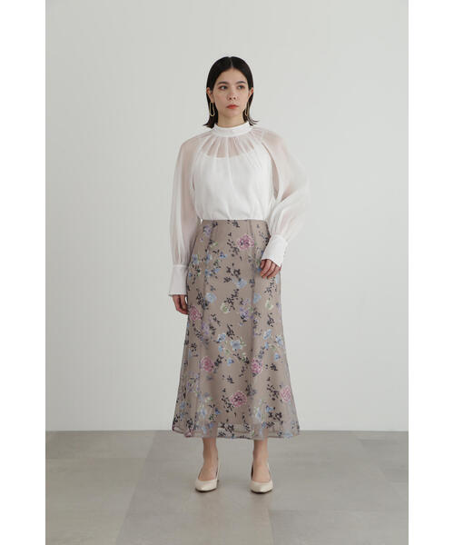 JILL STUART(ジルスチュアート)の「◆ヴェルヴェットオパールスカート(スカート・レディース・ベージュ/ブラック・2/4)」の21枚目の写真