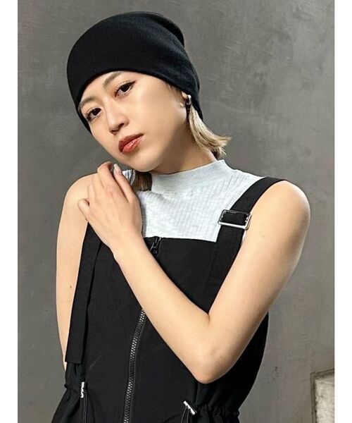 MURUA(ムルーア)の「ベーシックニットタンク(タンクトップ・レディース・ホワイト/ライトブルー/ブラック/ピンク・FREE)」の15枚目の写真