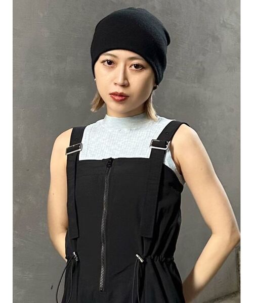 MURUA(ムルーア)の「ベーシックニットタンク(タンクトップ・レディース・ホワイト/ライトブルー/ブラック/ピンク・FREE)」の16枚目の写真