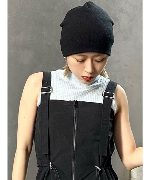 MURUA(ムルーア)の「ベーシックニットタンク(タンクトップ・レディース・ホワイト/ライトブルー/ブラック/ピンク・FREE)」の17枚目の写真