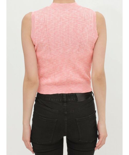 MURUA(ムルーア)の「ベーシックニットタンク(タンクトップ・レディース・ホワイト/ライトブルー/ブラック/ピンク・FREE)」の22枚目の写真